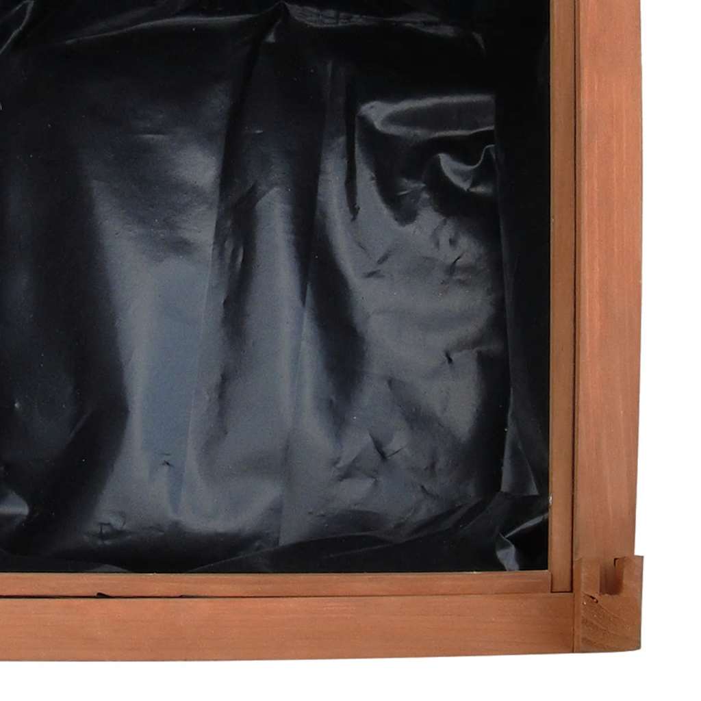 vidaXL Podwyższone donice, 2 szt., 50x50x50 cm, drewno jodłowe