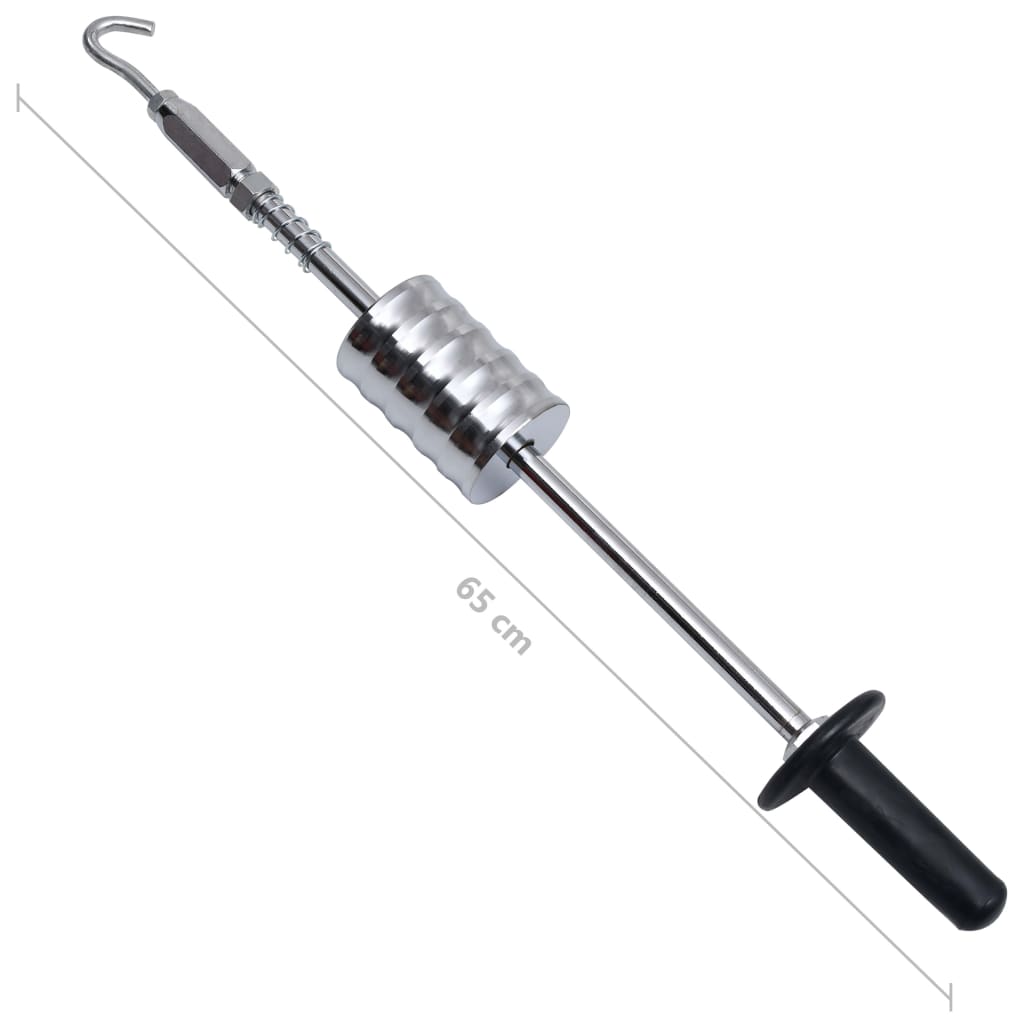 vidaXL Młotek ślizgowy z hakiem, 65 cm, stal węglowa