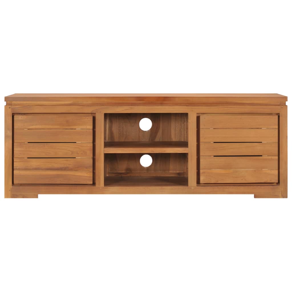 vidaXL Szafka pod telewizor, 110x30x40 cm, lite drewno tekowe