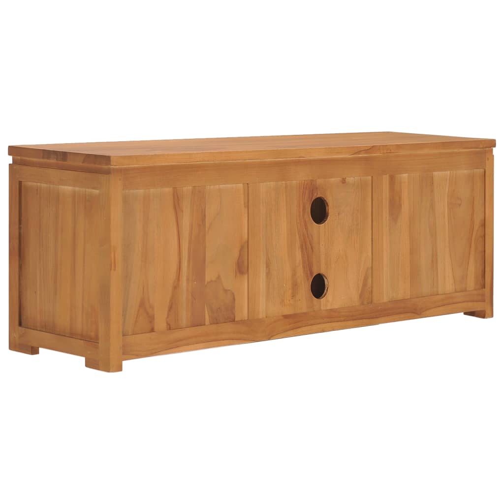 vidaXL Szafka pod telewizor, 110x30x40 cm, lite drewno tekowe