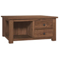 vidaXL Stolik kawowy, 68x68x33 cm, lite drewno tekowe