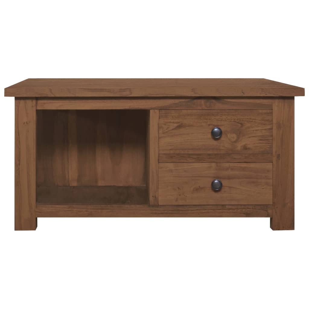 vidaXL Stolik kawowy, 68x68x33 cm, lite drewno tekowe