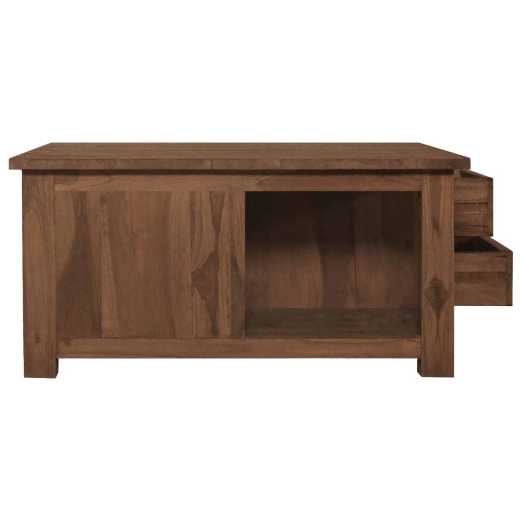 vidaXL Stolik kawowy, 68x68x33 cm, lite drewno tekowe