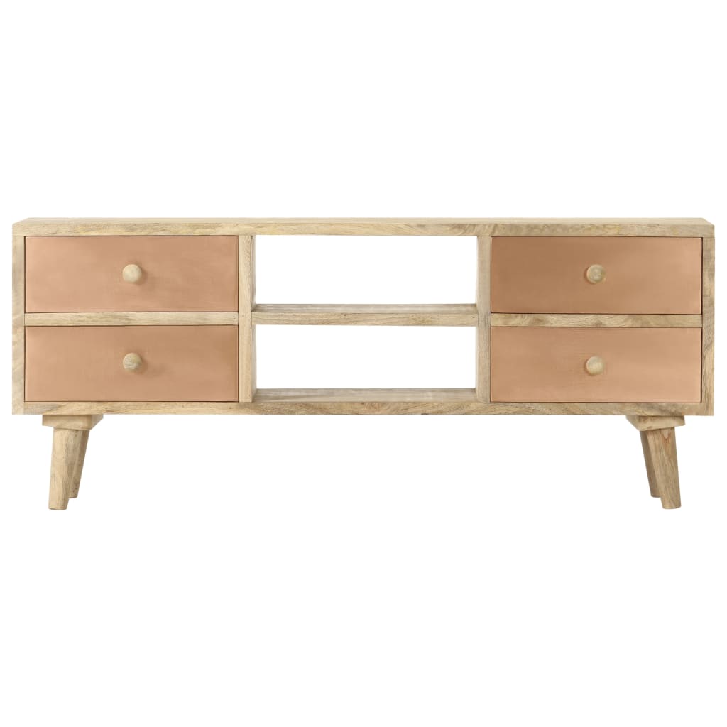 vidaXL Szafka pod telewizor, 110x30x45 cm, lite drewno mango