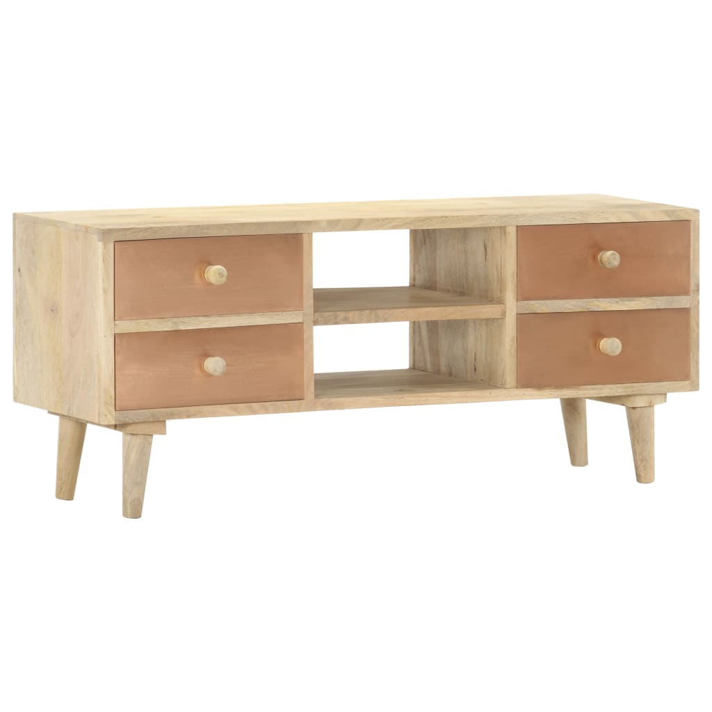 vidaXL Szafka pod telewizor, 110x30x45 cm, lite drewno mango