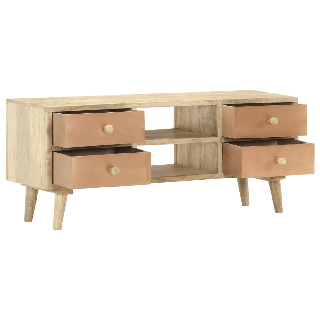 vidaXL Szafka pod telewizor, 110x30x45 cm, lite drewno mango