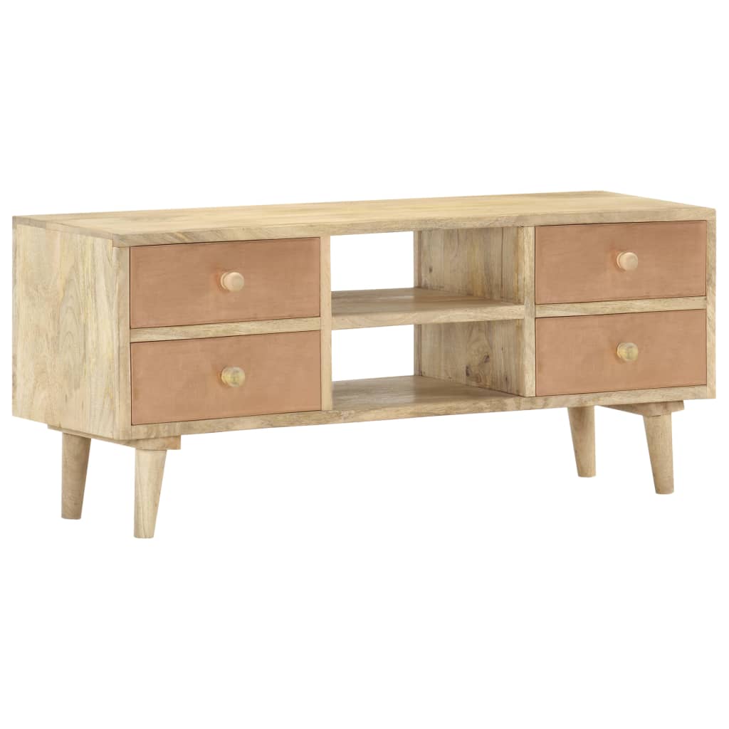 vidaXL Szafka pod telewizor, 110x30x45 cm, lite drewno mango
