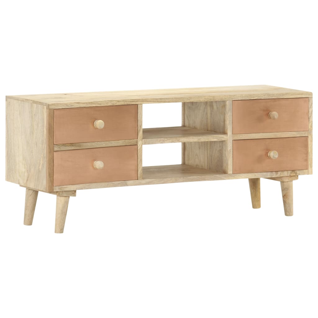 vidaXL Szafka pod telewizor, 110x30x45 cm, lite drewno mango