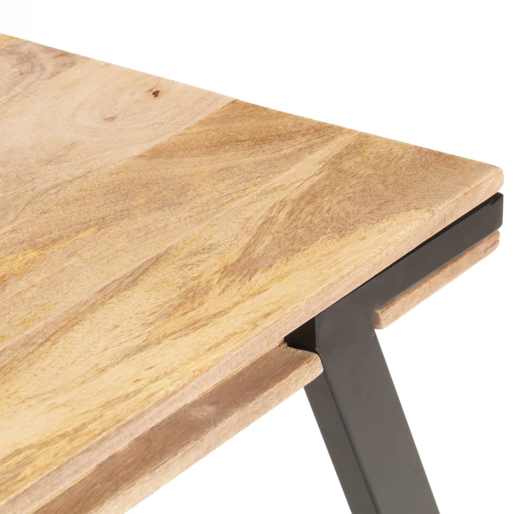 vidaXL Stolik kawowy, 114x65x40 cm, lite drewno mango