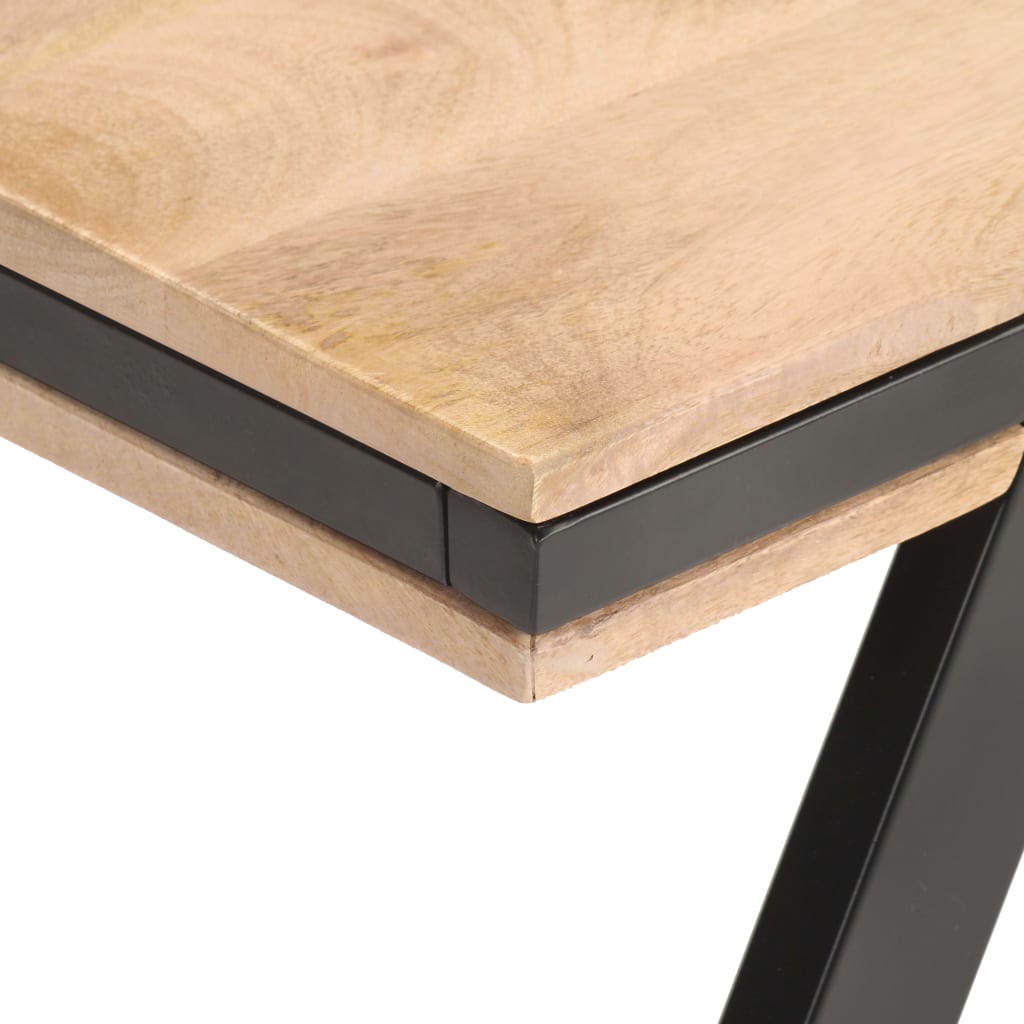 vidaXL Stolik kawowy, 114x65x40 cm, lite drewno mango