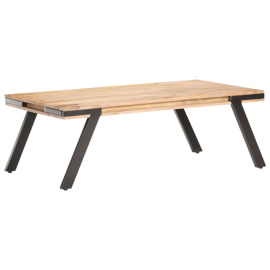 vidaXL Stolik kawowy, 114x65x40 cm, lite drewno mango