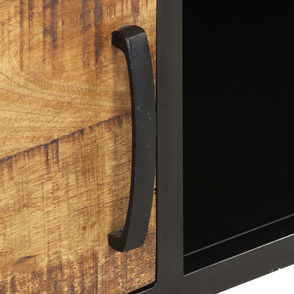 vidaXL Stolik kawowy, 105x50x35 cm, surowe drewno mango