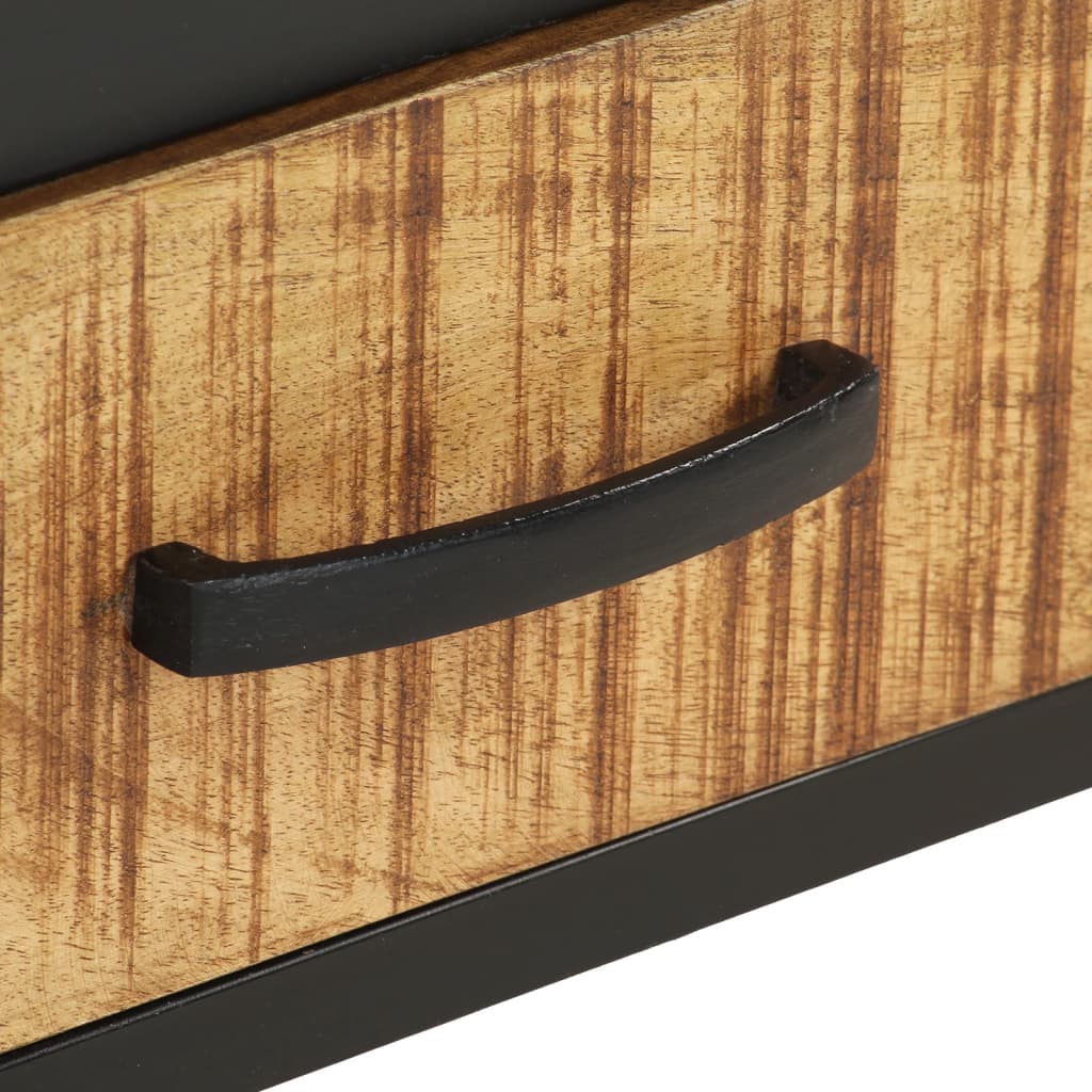 vidaXL Szafka nocna, 40x40x35 cm, surowe drewno mango
