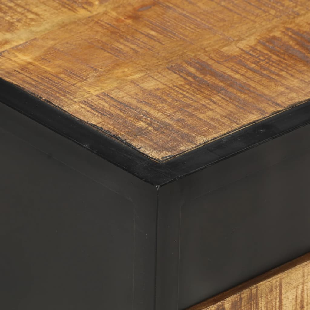 vidaXL Szafka nocna, 40x40x35 cm, surowe drewno mango