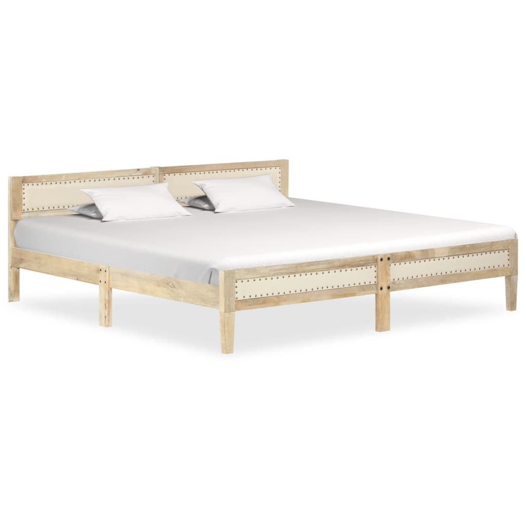 vidaXL Rama łóżka, lite drewno mango, 200 cm