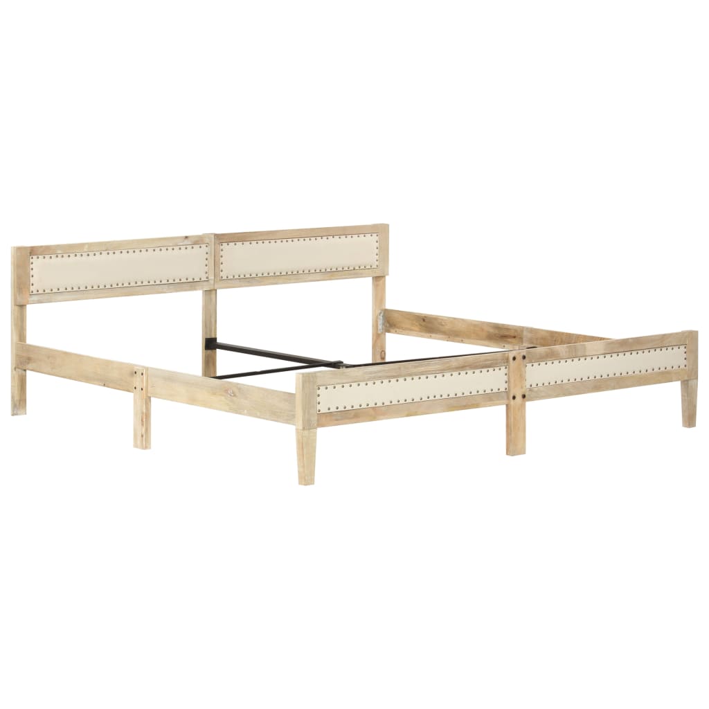vidaXL Rama łóżka, lite drewno mango, 200 cm