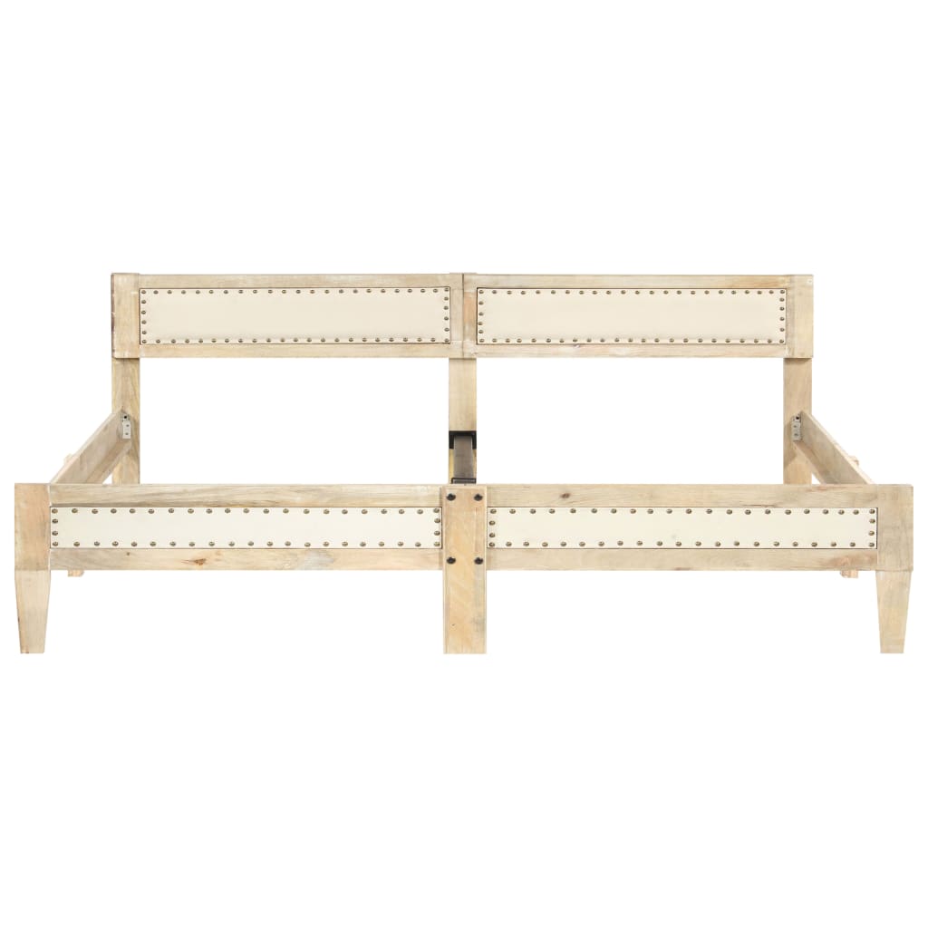 vidaXL Rama łóżka, lite drewno mango, 200 cm
