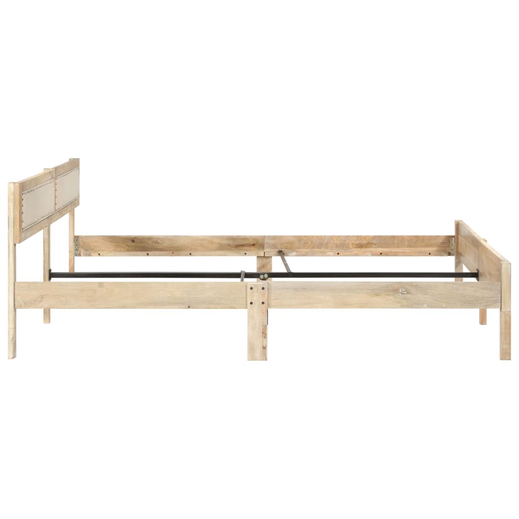 vidaXL Rama łóżka, lite drewno mango, 200 cm