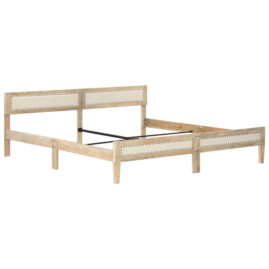 vidaXL Rama łóżka, lite drewno mango, 200 cm