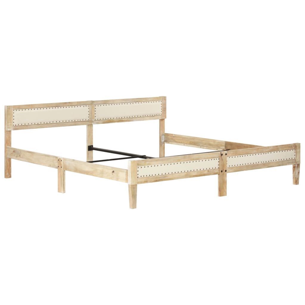 vidaXL Rama łóżka, lite drewno mango, 200 cm