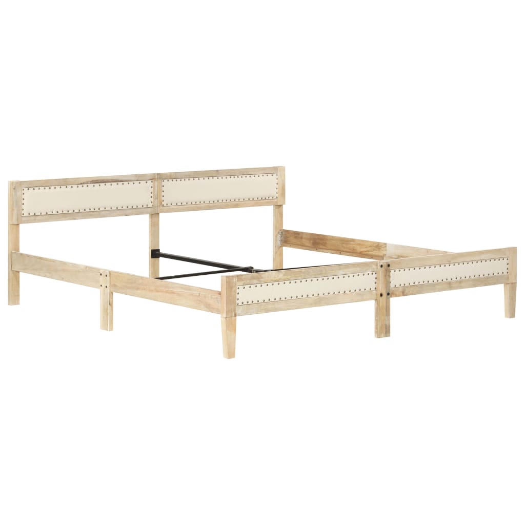 vidaXL Rama łóżka, lite drewno mango, 200 cm