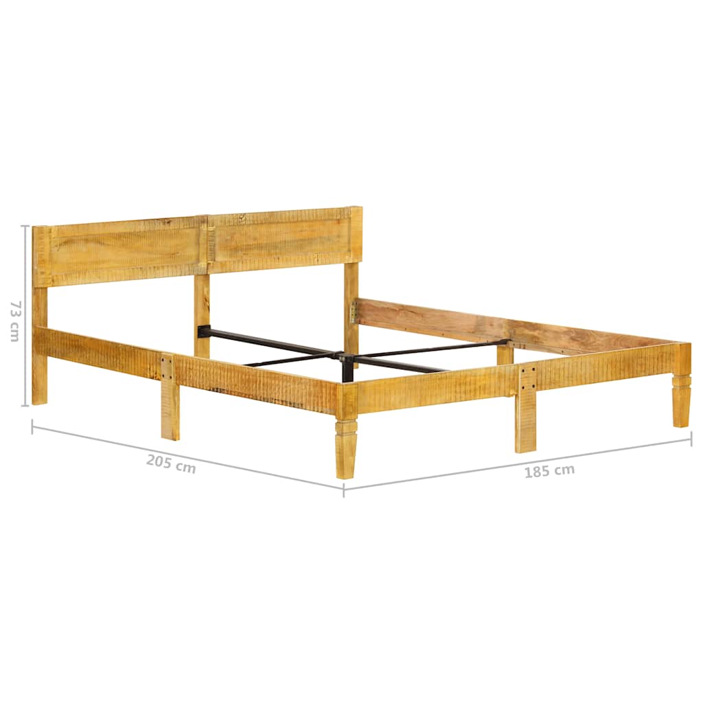 vidaXL Rama łóżka z litego drewna mango, 180 cm
