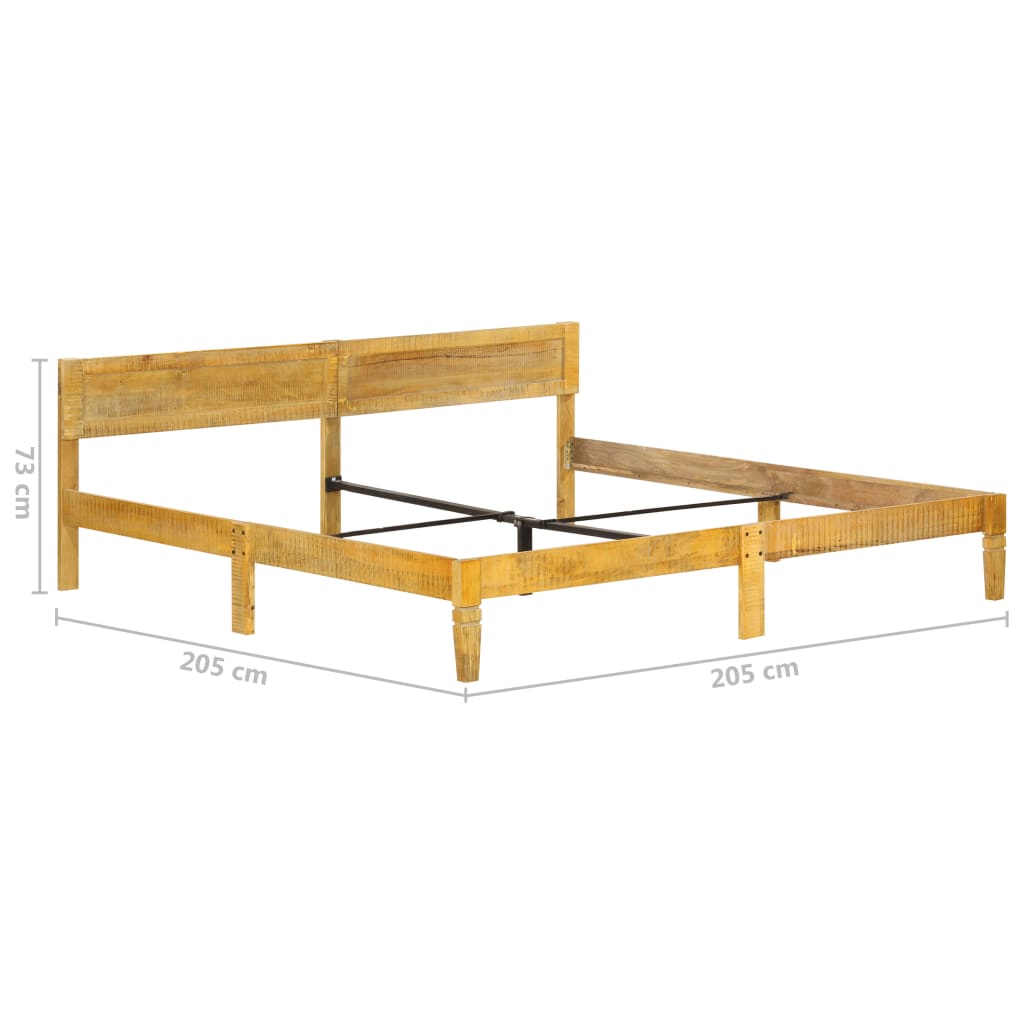 vidaXL Rama łóżka, lite drewno mango, 200 cm