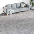 vidaXL Deski podłogowe 18 pcs Cementowy brąz 5,26 m² PVC
