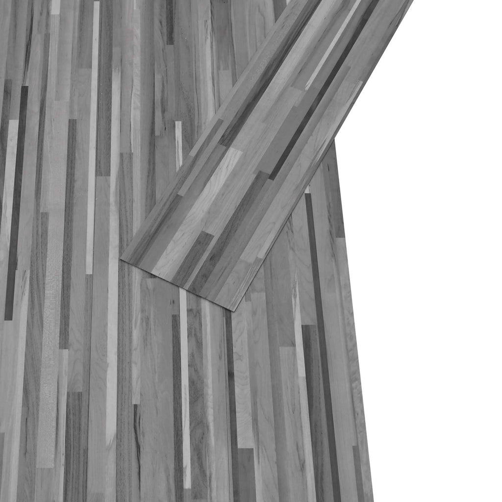 vidaXL Deski podłogowe 18 pcs Szary 5,26 m² PVC