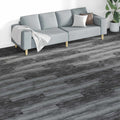 vidaXL Deski podłogowe 18 pcs Szary 5,26 m² PVC
