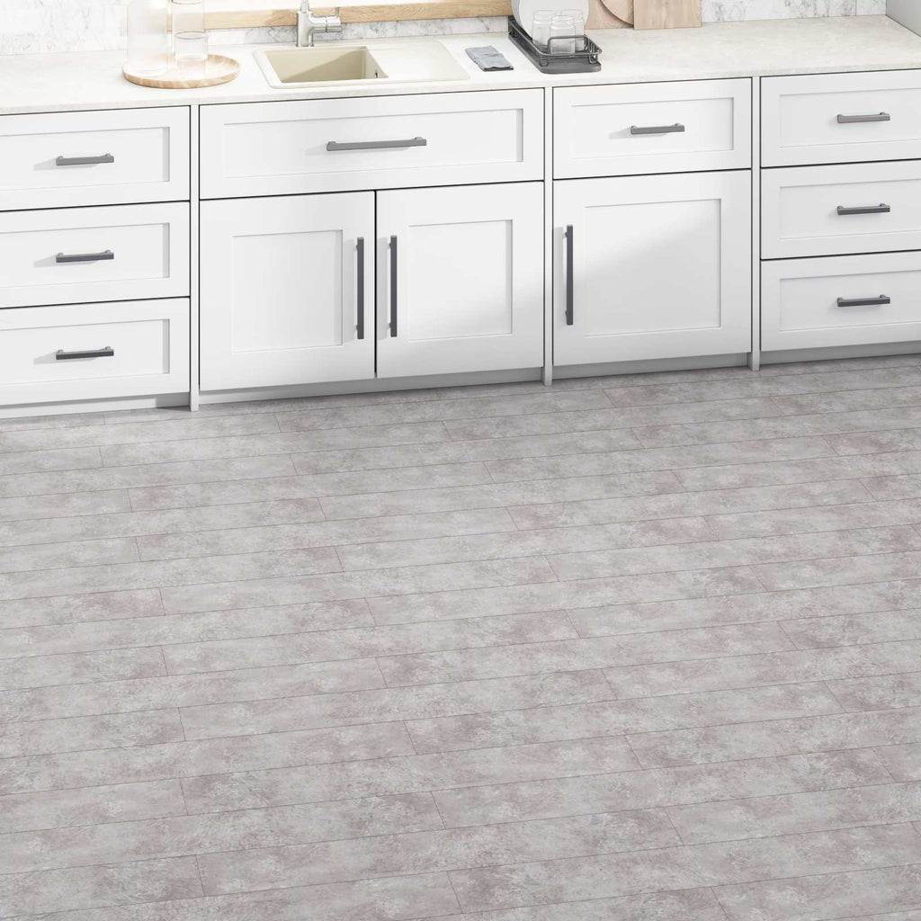 vidaXL Deski podłogowe 36 pcs Ziemisty szary 5,02 m² PVC