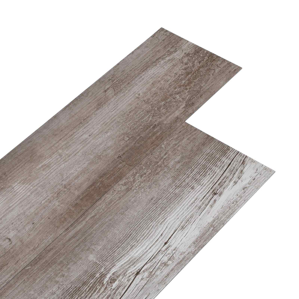 vidaXL Deski podłogowe 5,02 m² 36 pcs PVC Matowe drewno brązowe