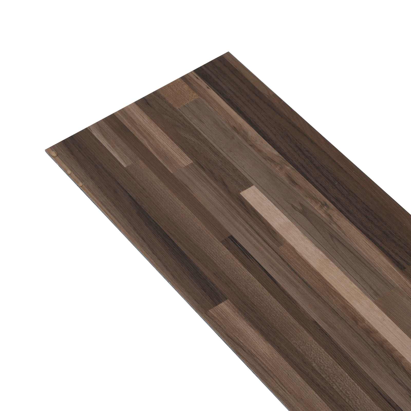 vidaXL Deski podłogowe 5,02 m² 36 pcs PVC Pasiasty brązowy