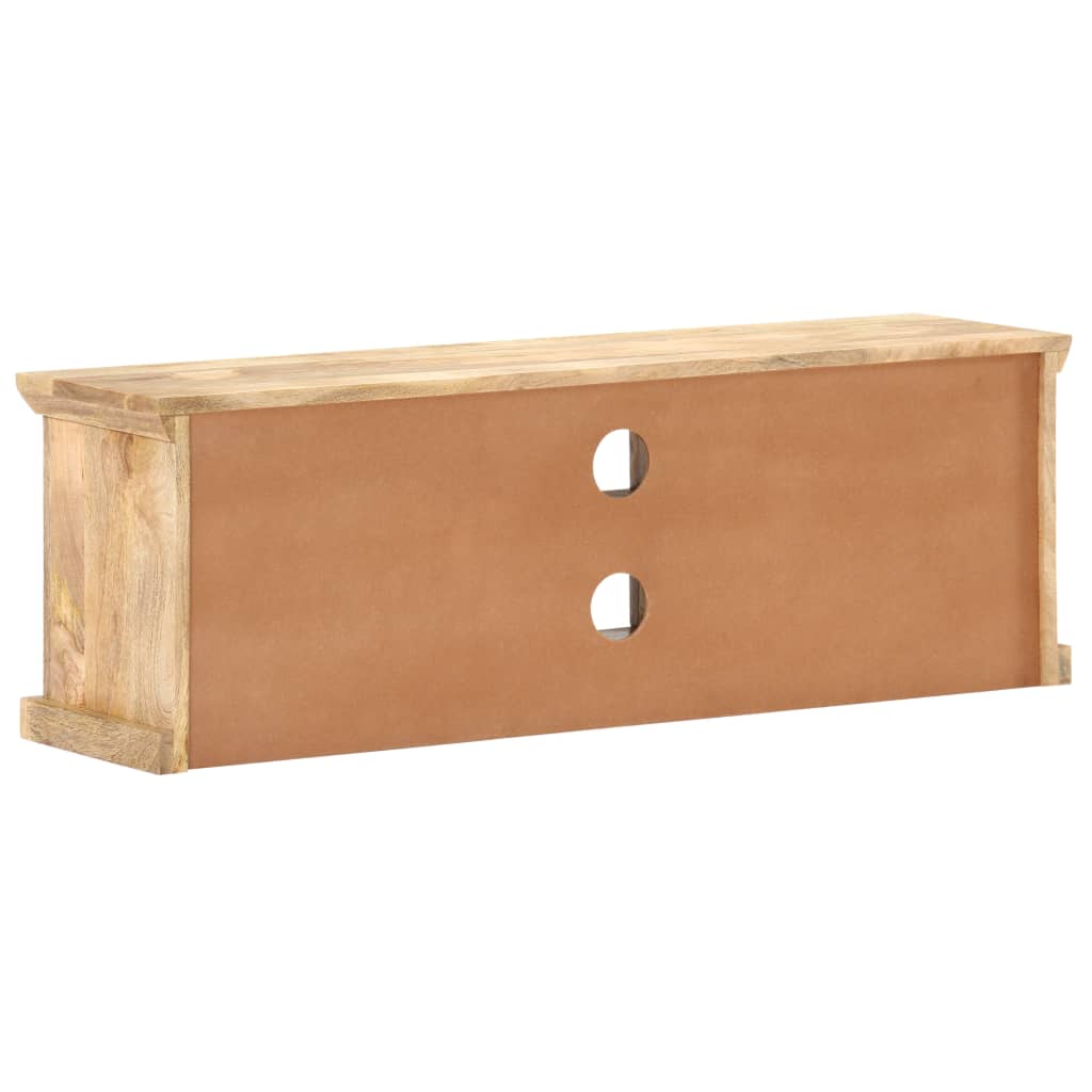 vidaXL Szafka pod TV ze stalowymi drzwiami, 120x30x40 cm, drewno mango