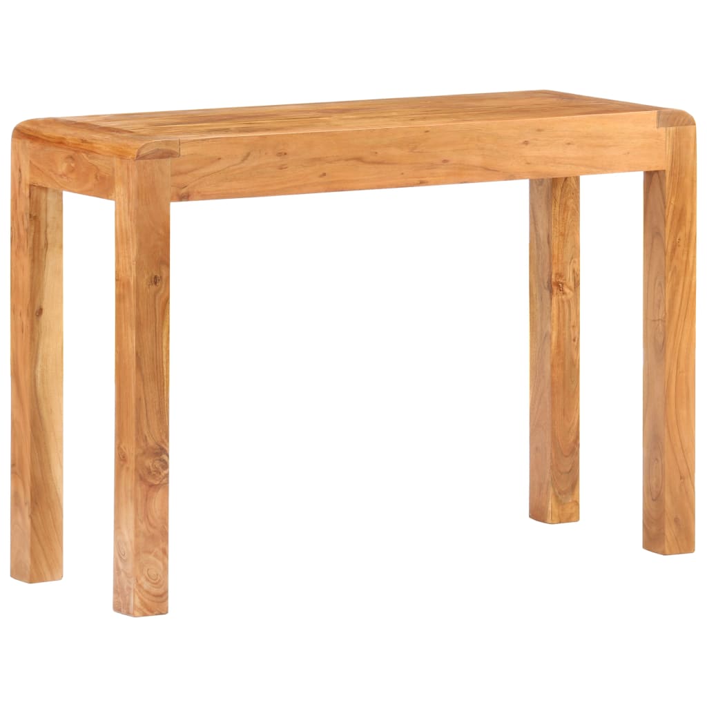 vidaXL Stolik konsolowy, 110x40x76 cm, akacja z miodowym wykończeniem