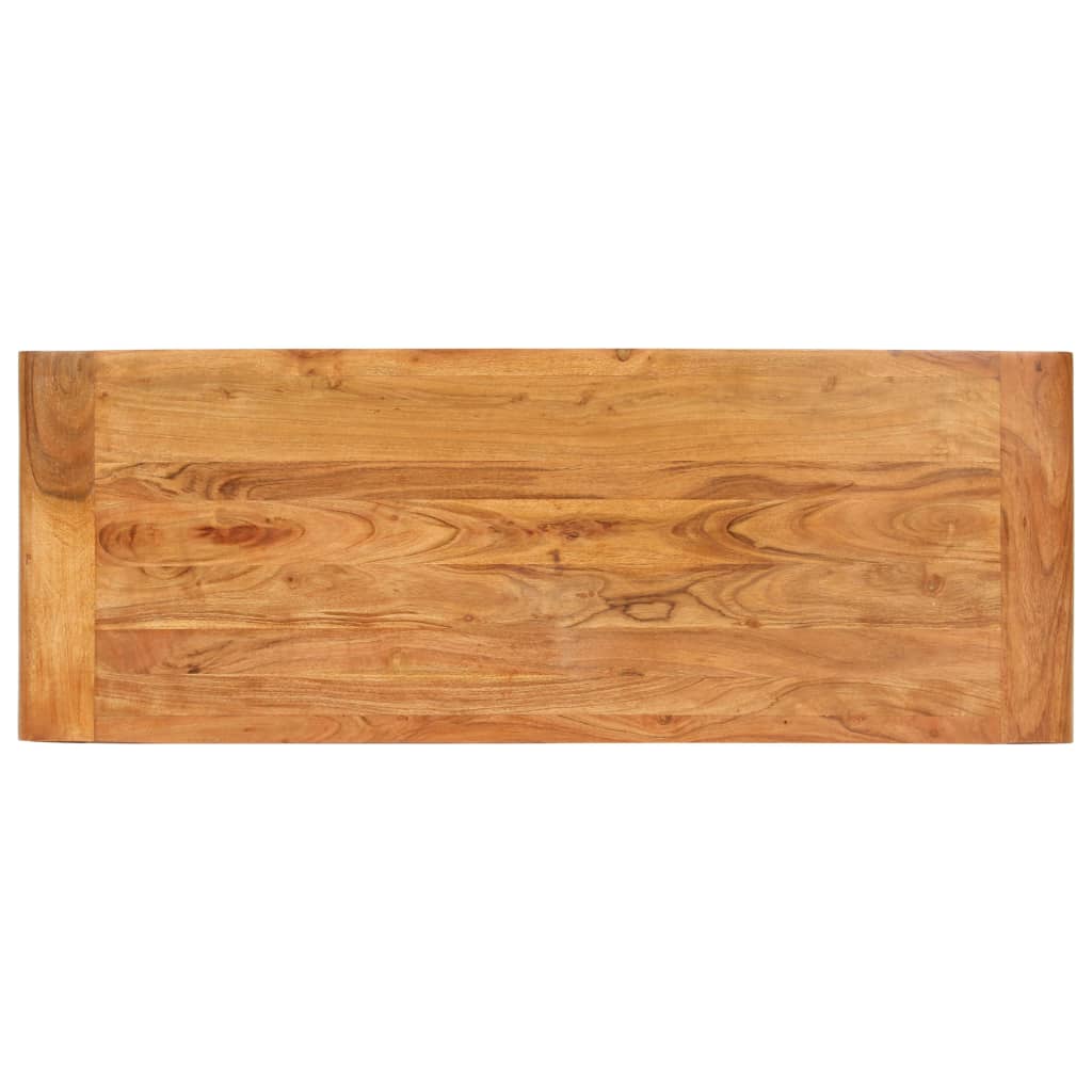 vidaXL Stolik konsolowy, 110x40x76 cm, akacja z miodowym wykończeniem