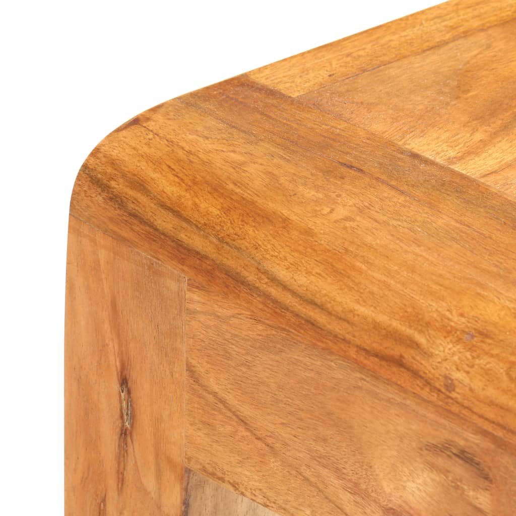 vidaXL Stolik konsolowy, 110x40x76 cm, akacja z miodowym wykończeniem