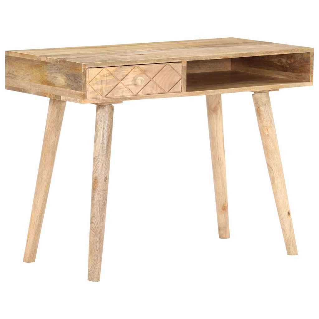vidaXL Toaletka, 100 x 50 x 76 cm, lite drewno mango