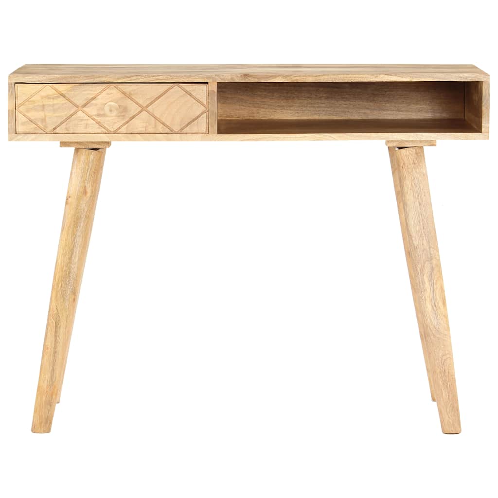 vidaXL Toaletka, 100 x 50 x 76 cm, lite drewno mango