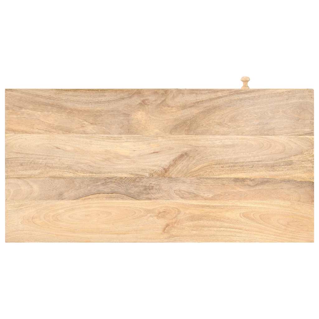 vidaXL Toaletka, 100 x 50 x 76 cm, lite drewno mango