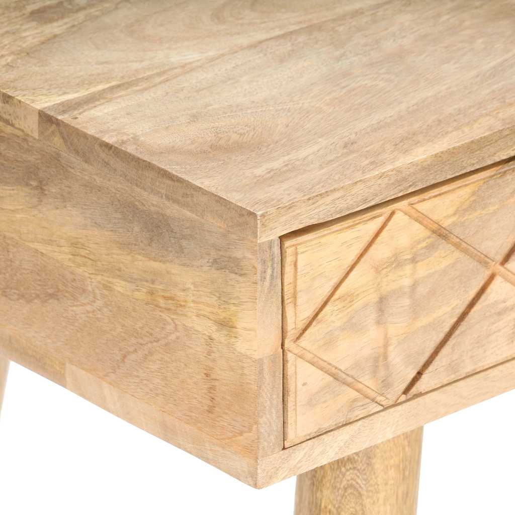 vidaXL Toaletka, 100 x 50 x 76 cm, lite drewno mango