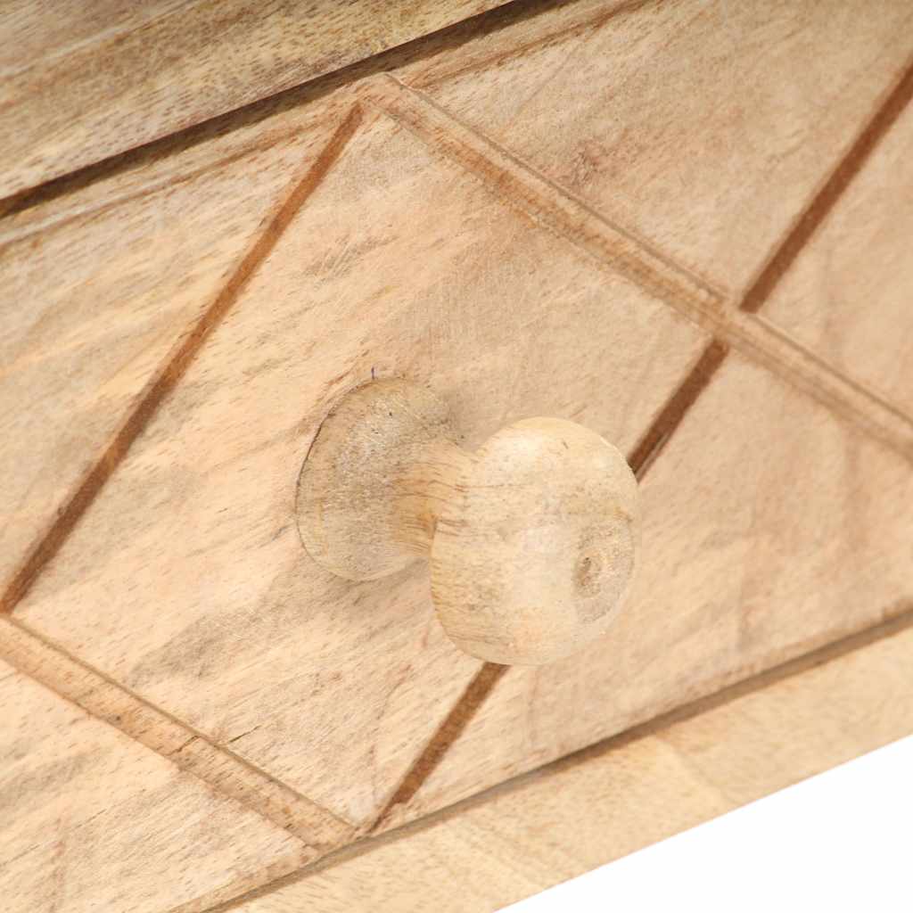 vidaXL Toaletka, 100 x 50 x 76 cm, lite drewno mango