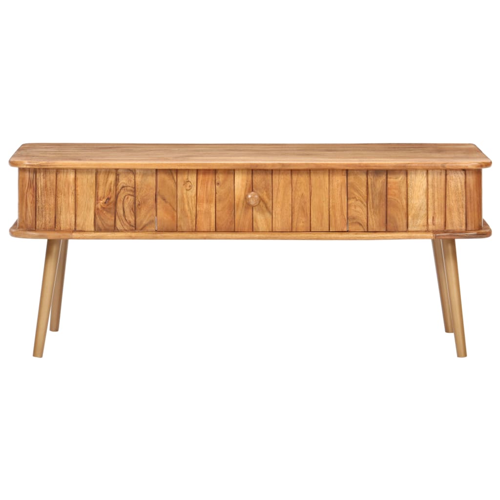 vidaXL Stolik kawowy, 100x50x40 cm, lite drewno akacjowe