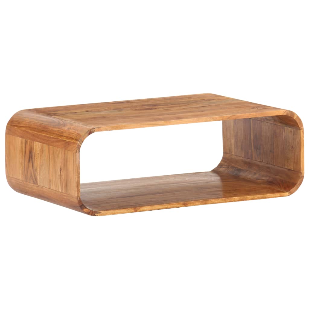vidaXL Stolik kawowy, 90 x 50 x 30 cm, lite drewno akacjowe