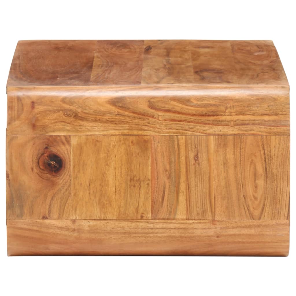 vidaXL Stolik kawowy, 90 x 50 x 30 cm, lite drewno akacjowe