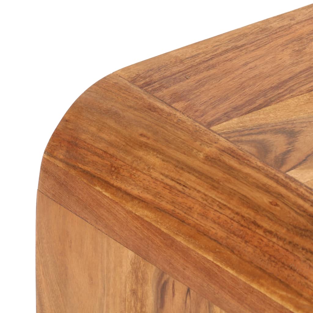 vidaXL Stolik kawowy, 90 x 50 x 30 cm, lite drewno akacjowe