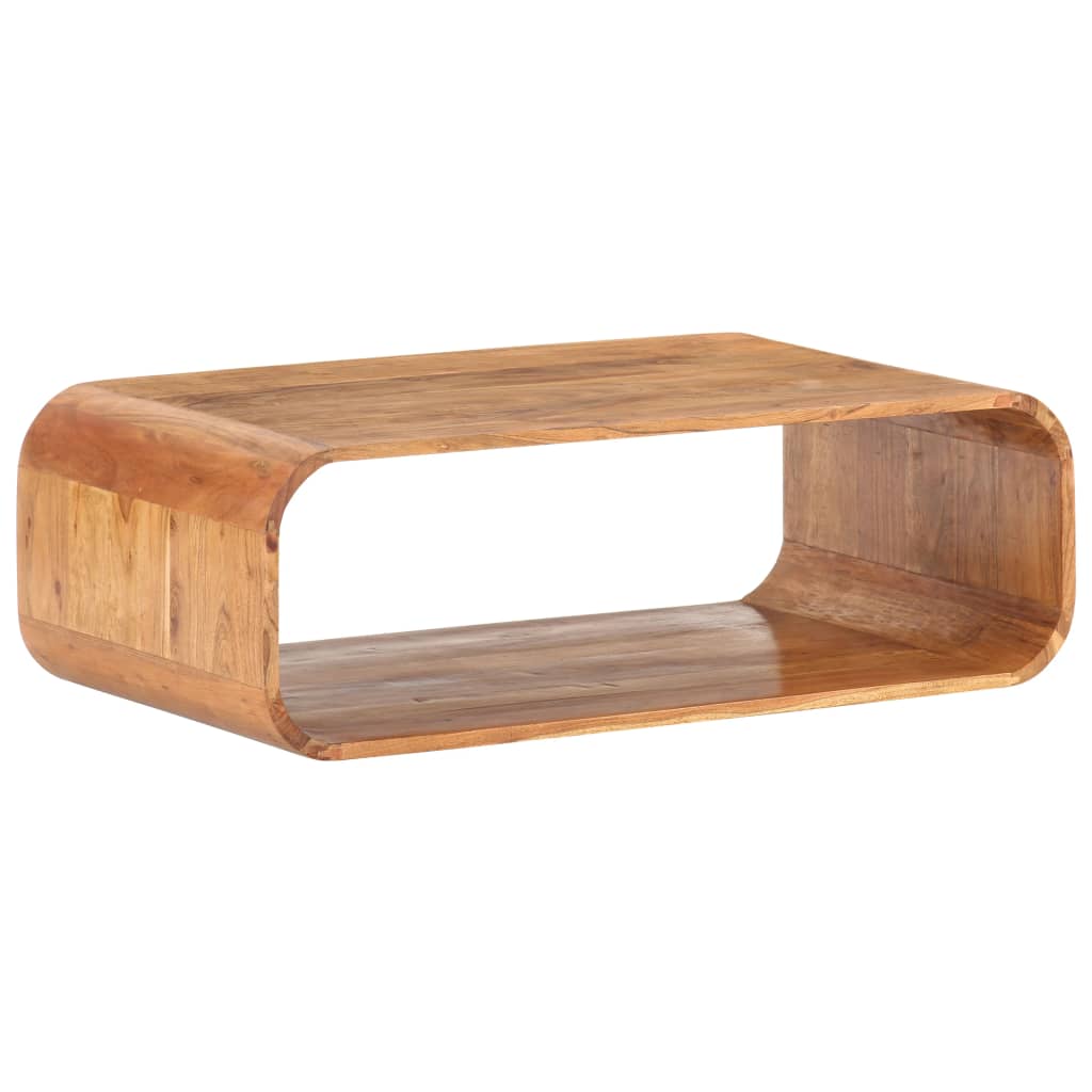 vidaXL Stolik kawowy, 90 x 50 x 30 cm, lite drewno akacjowe
