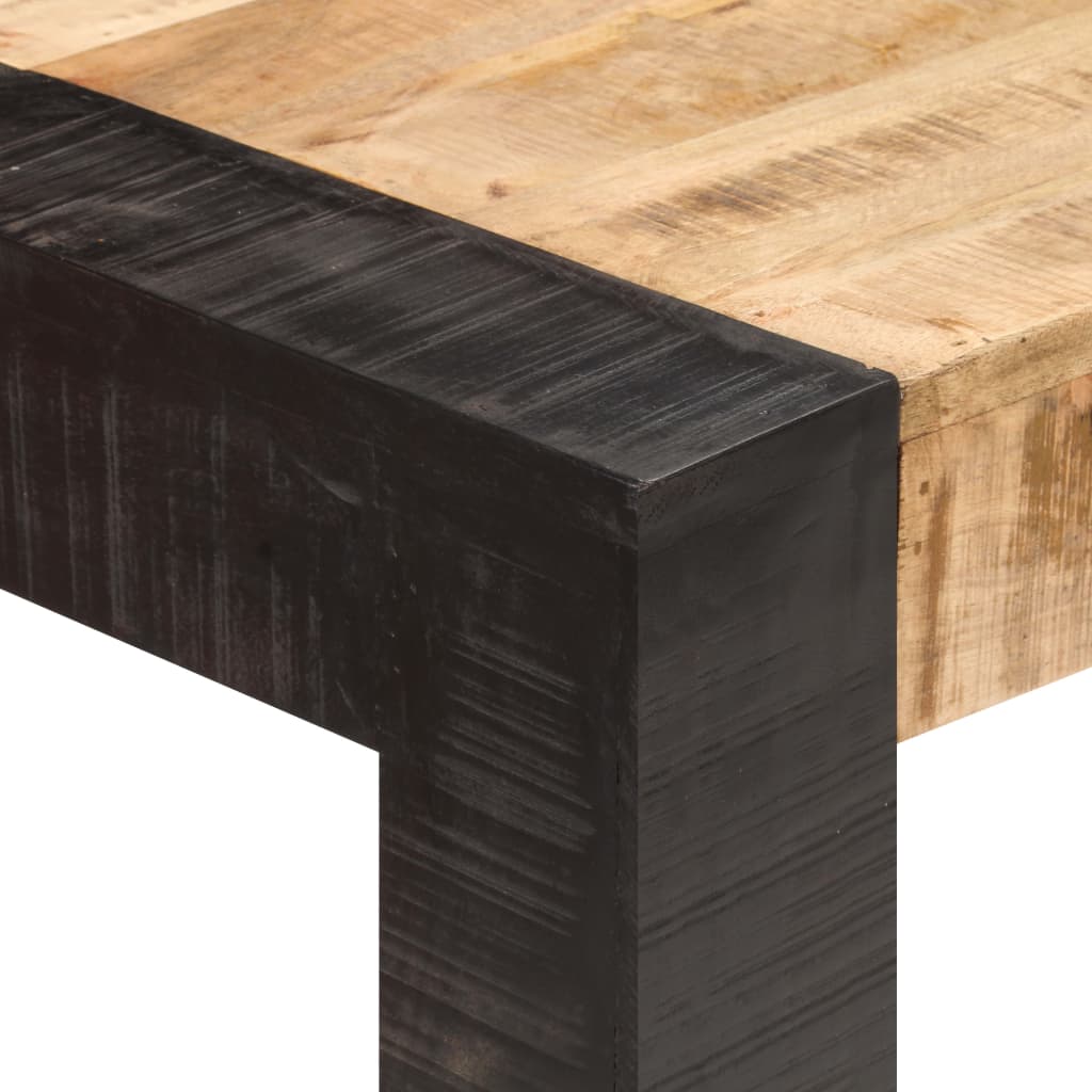 vidaXL Stół jadalniany, 140 x 70 x 76 cm, lite surowe drewno mango