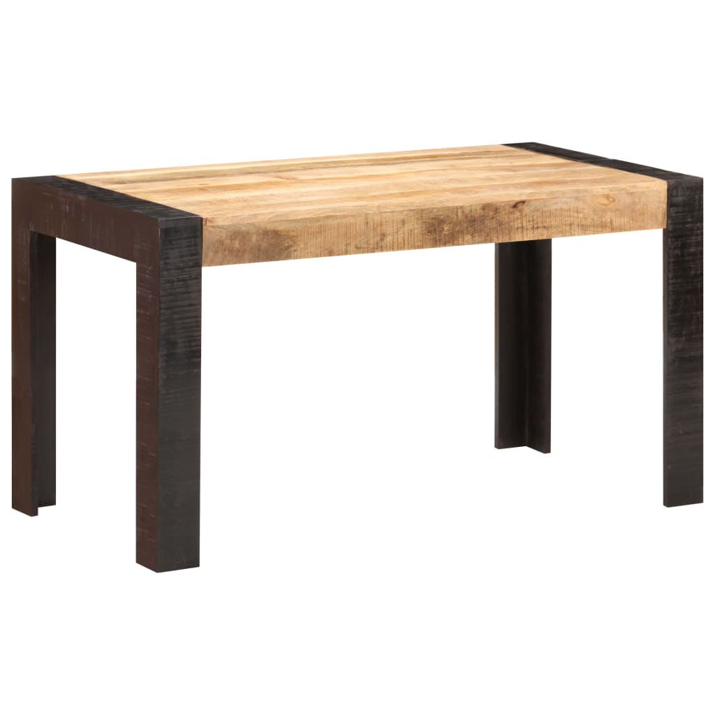 vidaXL Stół jadalniany, 140 x 70 x 76 cm, lite surowe drewno mango