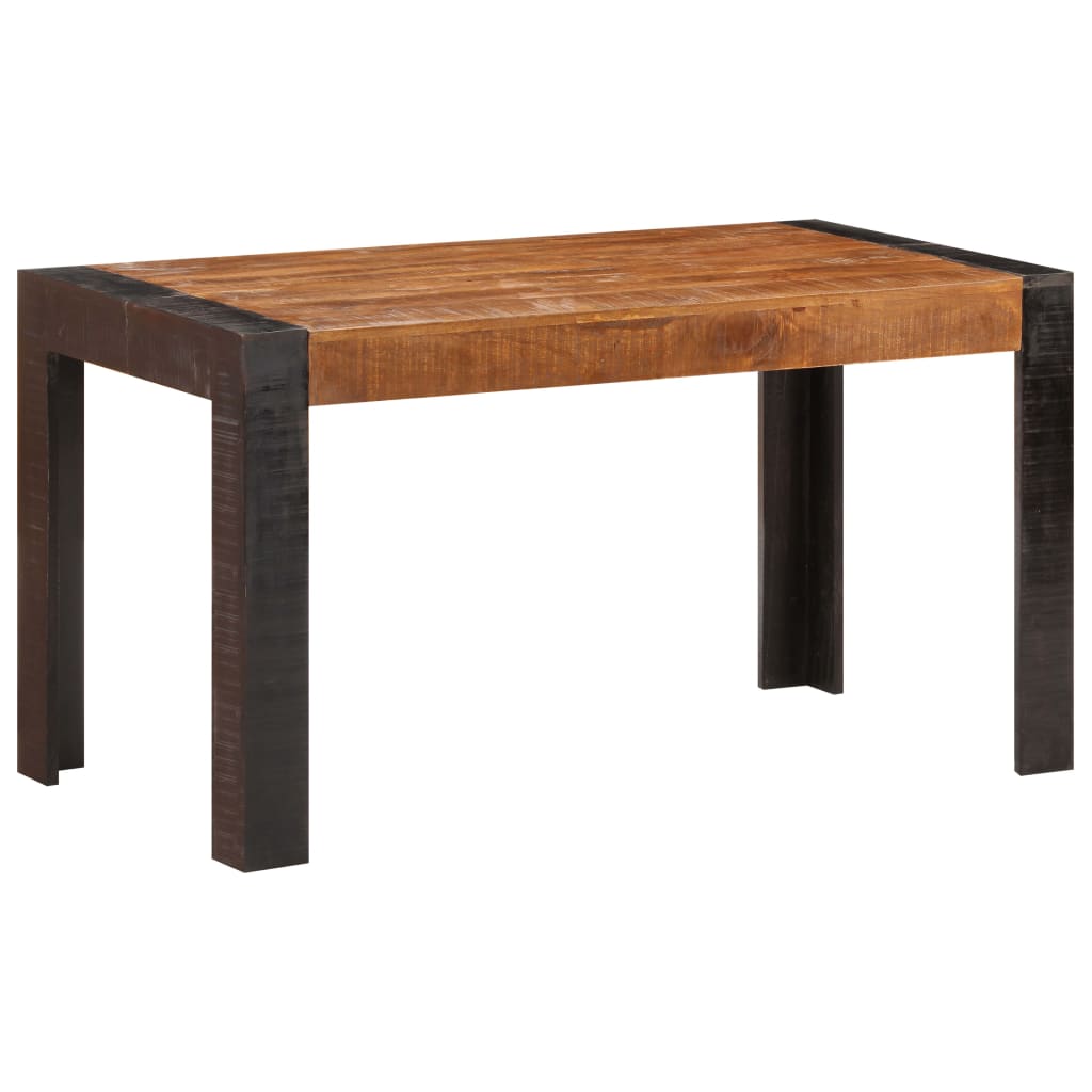 vidaXL Stół jadalniany, 140 x 70 x 76 cm, lite, surowe drewno mango